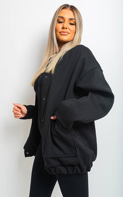 Oversized Chunky Bomber Jacket